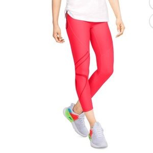 NWT Under Armour HeatGear Compression Crop Leggings Size S